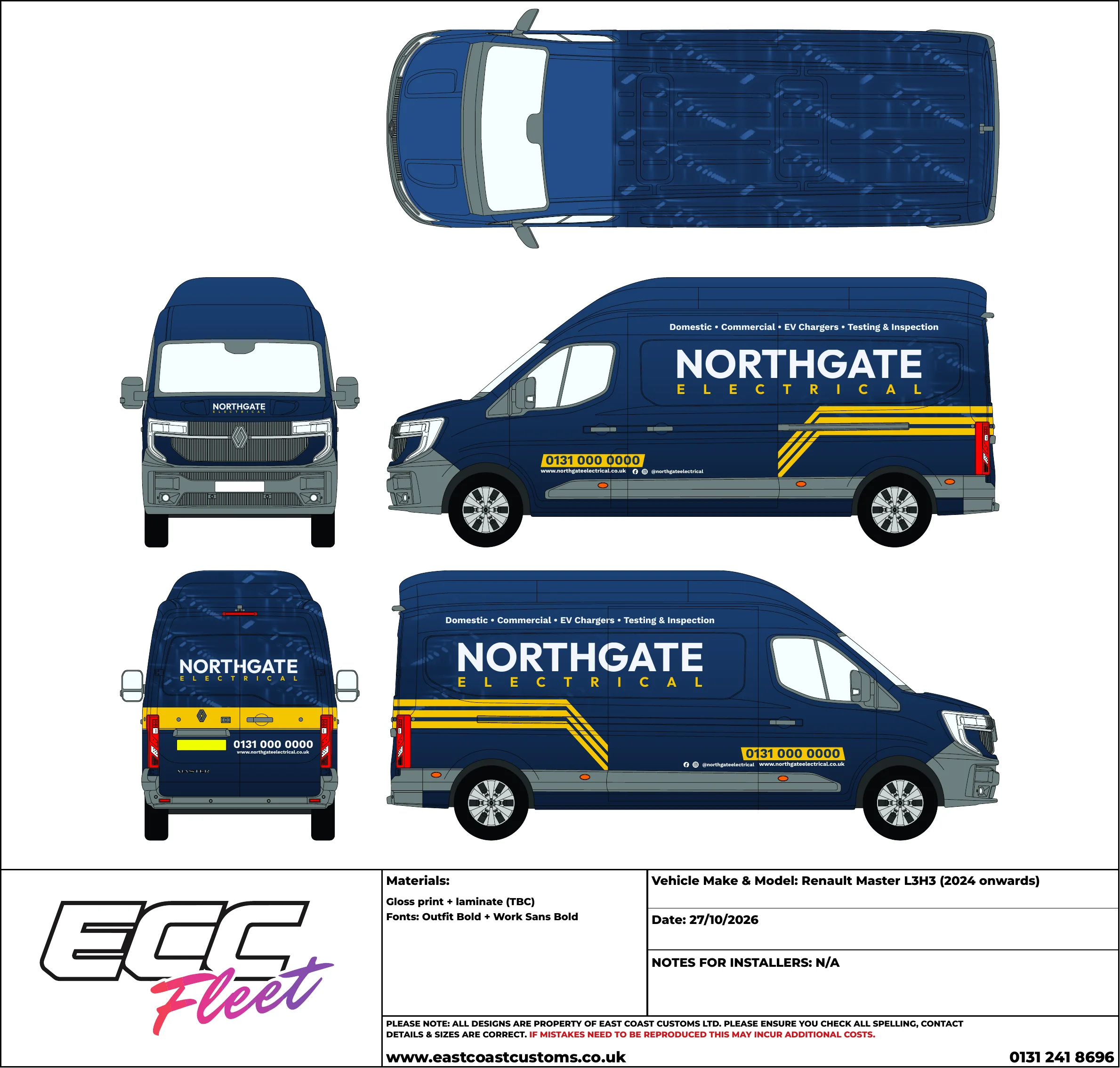 Concept A for Northgate Electrical