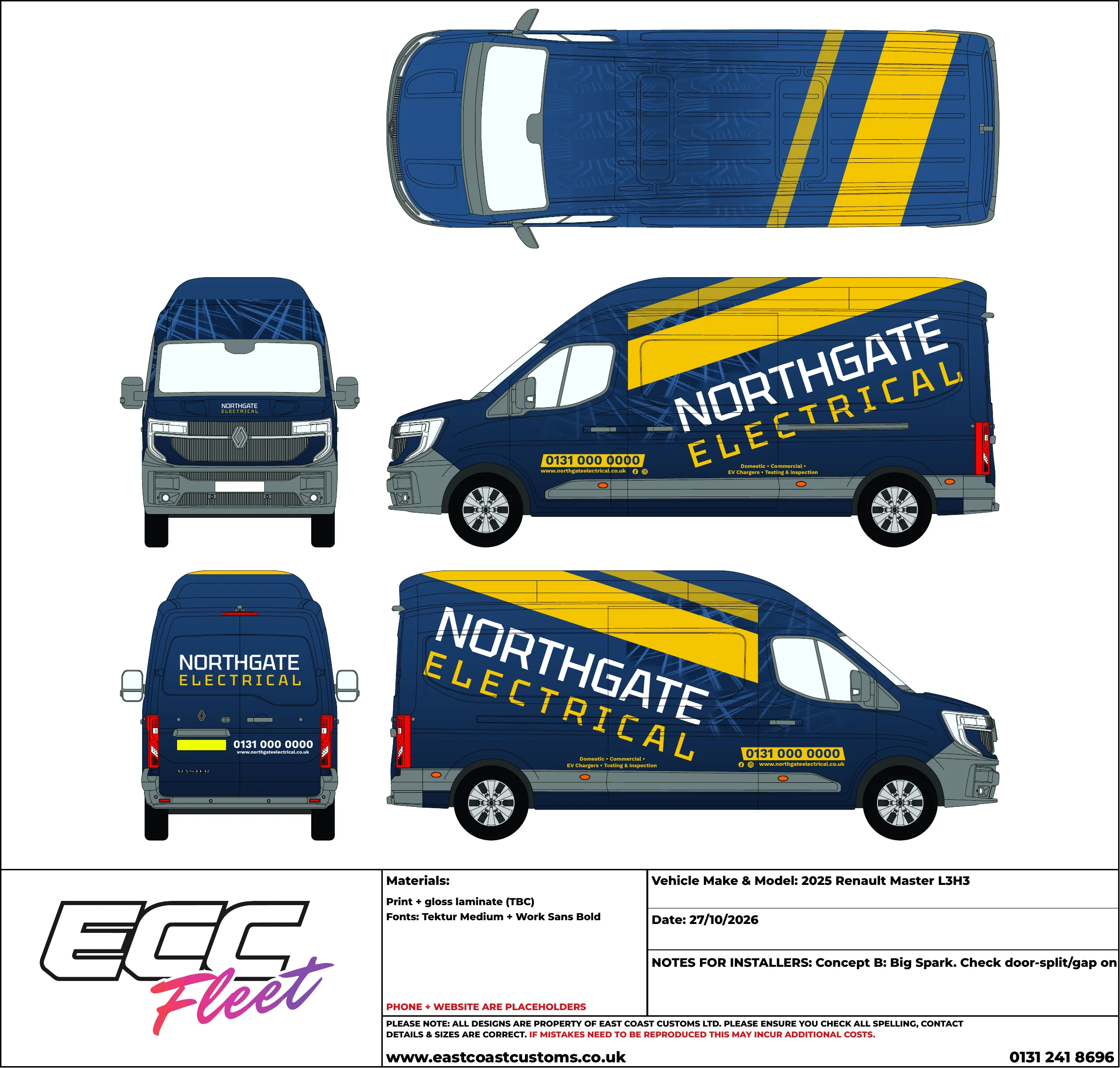 Concept B for Northgate Electrical