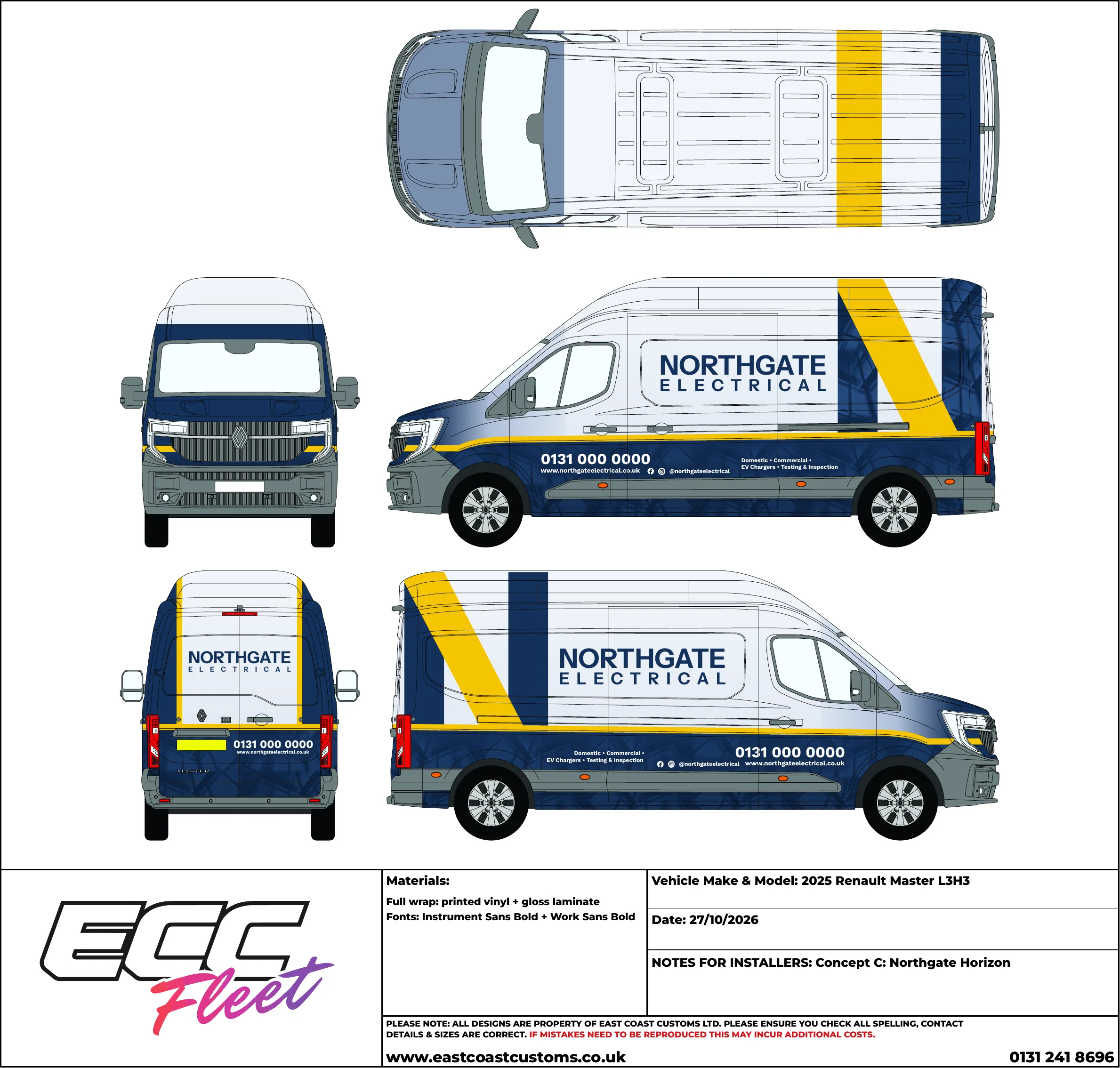 Concept C for Northgate Electrical